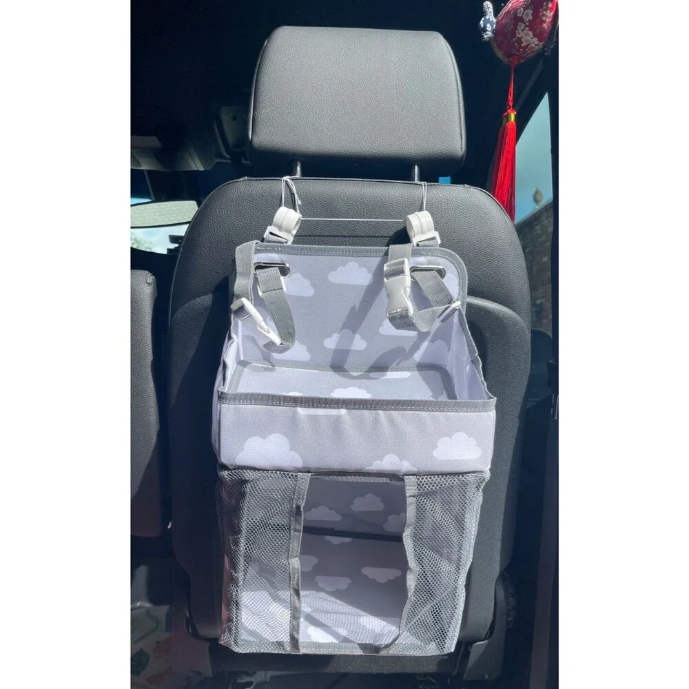 portable hanging car back seat 2 tier organizer Storage | car accessories